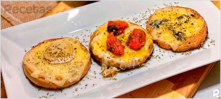 Pizzetas de Calabaza con Queso